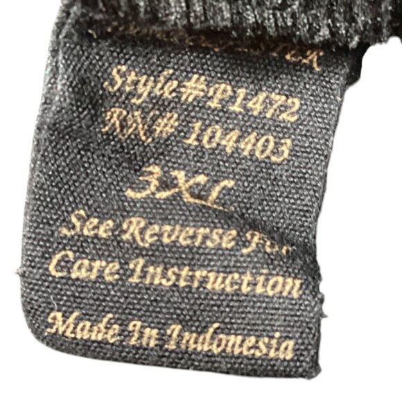 Mine Too: Women's Black Long Sleeve Button Down Blouse, Size 3X - Picture 2 of 6